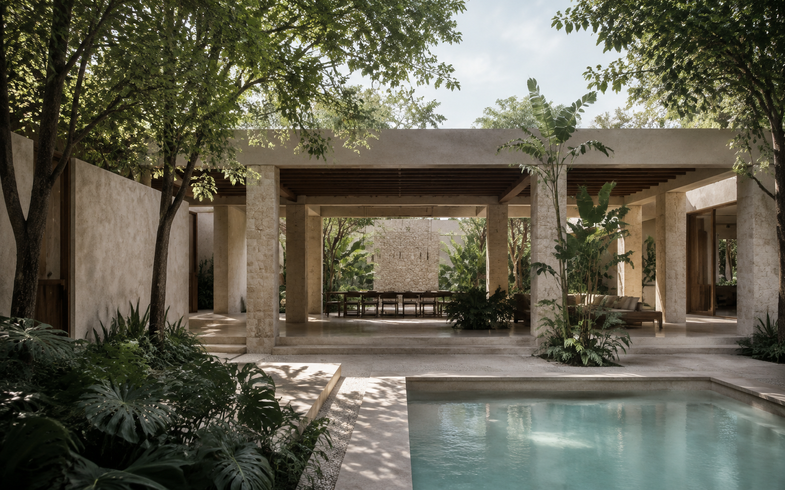 Fictional concept: The courtyard villa